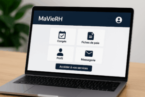 Connexion à MaVieRH La Poste pour gérer ses services RH en ligne
